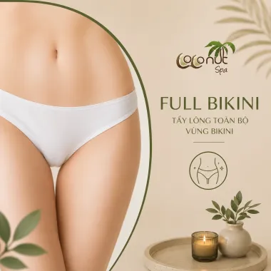 Full bikini (Tẩy lông toàn bộ vùng bikini)