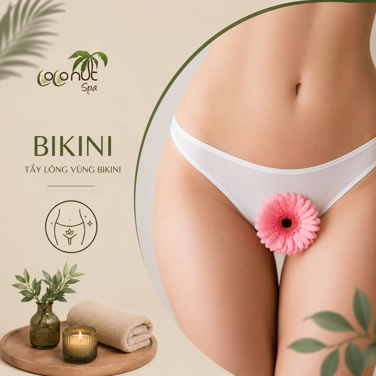  Bikini (Tẩy lông vùng bikini)