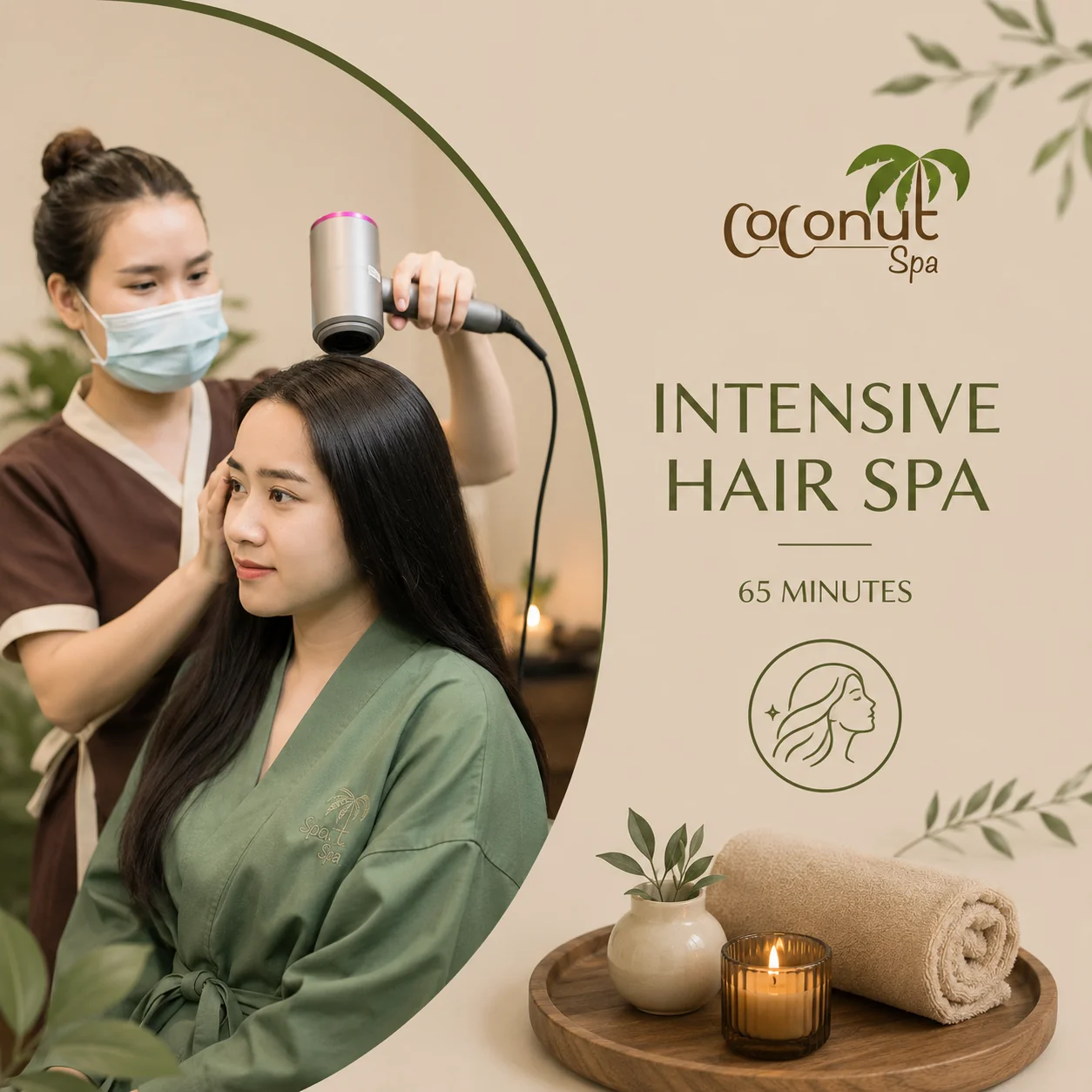 Intensive Hair Spa (65 minutes)